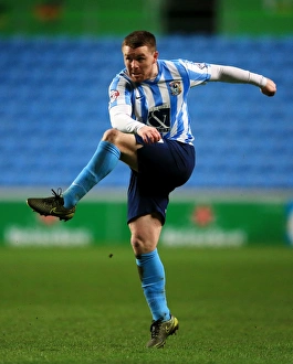 John Fleck in Action: Coventry City vs Colchester United, Sky Bet League One at Ricoh Arena