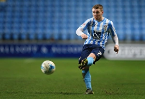John Fleck in Action: Coventry City vs Colchester United at Ricoh Arena