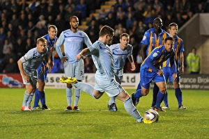 Images Dated 2012 September: John Fleck Scores Coventry City's First Goal in Npower League One Against Shrewsbury Town (September 18)