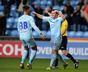 John Fleck Scores First Goal for Coventry City Against Crawley Town at Ricoh Arena