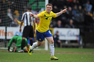 Images Dated 2013 April: John Fleck's Thrilling Goal: Coventry City's Victory Celebration vs