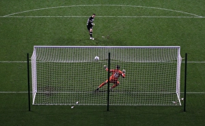 Johnstone's Paint Trophy : Northern Section : Coventry City V Burton Albion : Ricoh Arena : 04-09-2012 Prints: John Murphey Scores the Winning Penalty for Coventry City against Burton Albion in the Johnstone's Paint Trophy