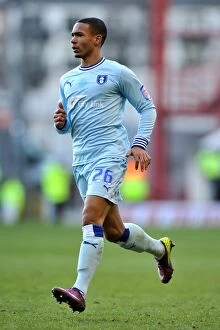 Images Dated 18th February 2012: Jordan Clarke in Action: Coventry City vs. Nottingham Forest, Npower Championship (18-02-2012)