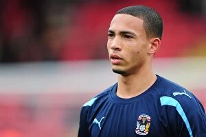 Images Dated 17th March 2012: Jordan Clarke in Action: Coventry City vs. Watford, Npower Championship (2012)