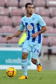 Images Dated 23rd November 2013: Jordan Clarke in Action: Coventry City vs. Tranmere Rovers, Sky Bet League One (November 23, 2013)