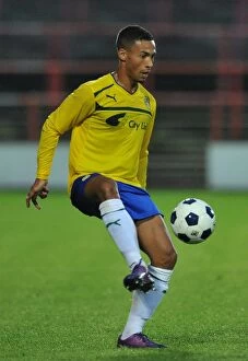 Images Dated 31st July 2012: Jordan Clarke in Action: Coventry City's Pre-Season Encounter with Wrexham at The Racecourse Ground