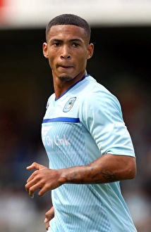 Images Dated 14th July 2012: Jordan Clarke in Action: Coventry City's Pre-Season Battle at De Montfort Park Against Hinckley United
