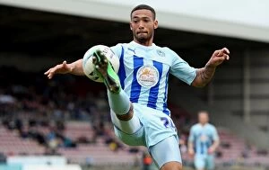 Images Dated 5th April 2014: Jordan Clarke in Control: Coventry City vs Milton Keynes Dons, Sky Bet League One (05-04-2014)