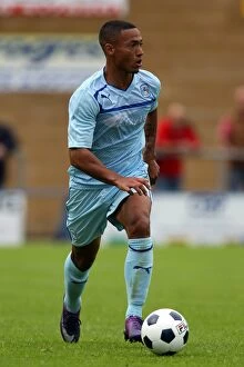 Images Dated 14th July 2012: Jordan Clarke in Pre-Season Action for Coventry City against Hinckley United at De Montfort Park