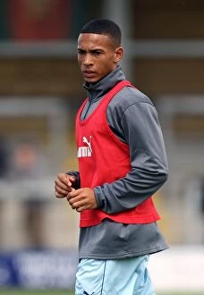 Images Dated 14th July 2012: Jordan Clarke in Pre-Season Action for Coventry City vs Hinckley United at De Montfort Park