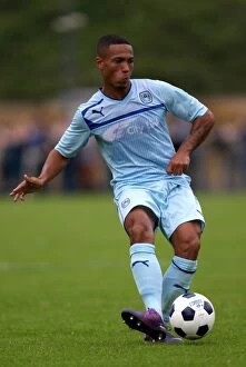 Images Dated 14th July 2012: Jordan Clarke in Pre-Season Form: Coventry City vs Hinckley United at De Montfort Park
