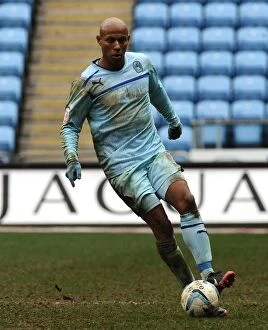Images Dated 16th March 2013: Jordan Stewart in Action: Coventry City vs Hartlepool United, Npower League One at Ricoh Arena