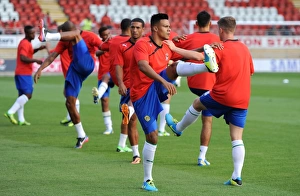 Jordan Willis of Coventry City Training at Matchroom Stadium for Capital One Cup Match against Leyton Orient