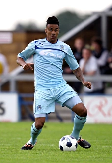 Images Dated 14th July 2012: Jordan Willis in Pre-Season Action: Coventry City vs Hinckley United at De Montfort Park