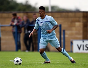 Images Dated 14th July 2012: Jordan Willis in Pre-Season Action for Coventry City vs Hinckley United at De Montfort Park