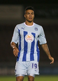 Images Dated 22nd October 2013: Jordan Willis at Sixfields Stadium: Coventry City vs Leyton Orient (Sky Bet League One)