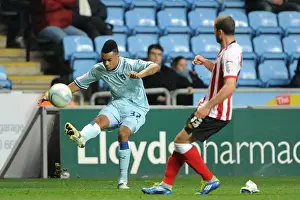 Images Dated 5th November 2011: Jordan Willis's Epic Cross: Coventry City vs Southampton in Npower Championship (05-11-2011)