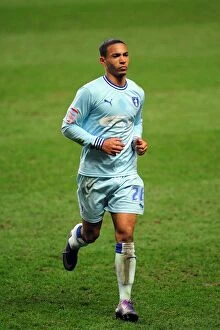 Images Dated 6th March 2012: Jordon Clarke's Showdown: Coventry City vs Crystal Palace, Npower Championship (06-03-2012)
