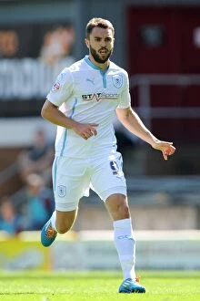 Images Dated 9th August 2014: Josh McQuoid Scores the Winning Goal for Coventry City at Valley Parade Stadium against Bradford