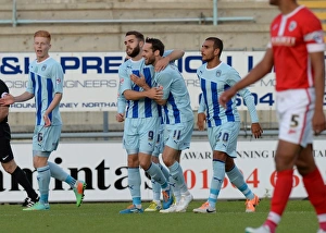 Josh McQuoid's First Goal for Coventry City: Sky Bet League One Clash Against Barnsley at Sixfields Stadium