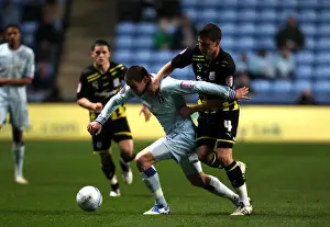 Images Dated 2011 November: Jutkiewicz vs Kiss: A Battle at Ricoh Arena (Coventry City vs Cardiff City)