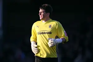 Images Dated 2009 December: Keiren Westwood in Action: Coventry City vs Scunthorpe United, Championship 2009