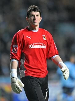 Images Dated 9th December 2009: Keiren Westwood: Coventry City Goalkeeper in Action against Newcastle United (Championship)