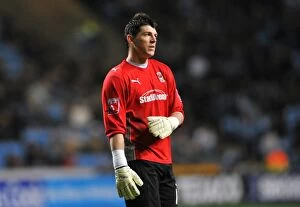 Images Dated 9th December 2009: Keiren Westwood: Coventry City's Unyielding Guardian at the Ricoh Arena vs Newcastle United