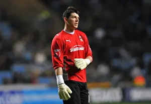 Images Dated 2009 December: Keiren Westwood: Coventry City's Unyielding Guardian at the Ricoh Arena vs Newcastle United