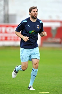 Pre Season Friendly - Accrington Stanley V Coventry City - Crown Ground Prints: Kevin Kilbane in Action: Coventry City vs Accrington Stanley - Pre-Season Friendly at Crown Ground