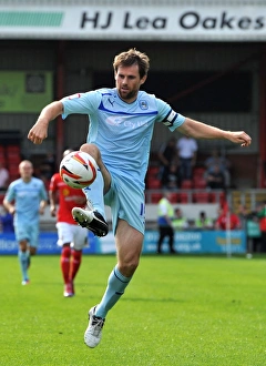 Images Dated 2012 September: Kevin Kilbane Leads Coventry City in Npower League One Clash against Crewe Alexandra at Gresty Road (September 1)