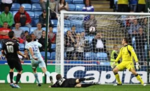 Images Dated 28th August 2012: Kevin Kilbane Scores the Second Goal: Coventry City vs Birmingham City in Capital One Cup (2012)
