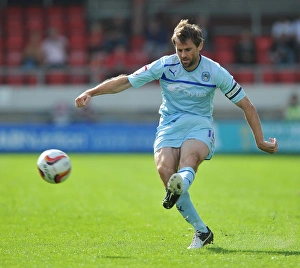 Crewe Alexandra V Coventry City : Gresty Road : 01-09-2012 Prints: Kevin Kilbane's Strike: Coventry City's Victory Over Crewe Alexandra in Football League One at Gresty Road