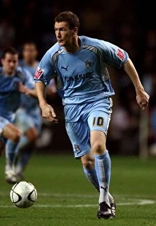 Images Dated 30th October 2007: Kevin Kyle's Thrilling Performance: Coventry City vs. West Ham United in Carling Cup (October 30)
