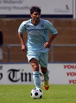 Images Dated 14th July 2012: Kevin Malaga in Action: Coventry City FC vs Hinckley United - Pre-Season Friendly at De Montfort