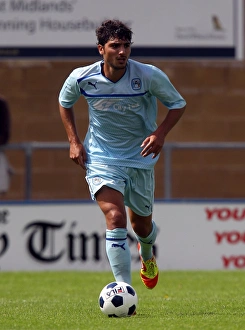 Images Dated 14th July 2012: Kevin Malaga in Action: Coventry City FC vs Hinckley United - Pre-Season Friendly at De Montfort Park