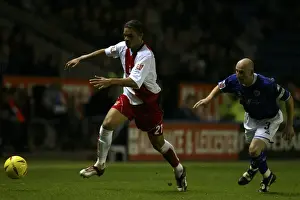 Images Dated 2005: Leacock Outruns Tiatto: Coventry City vs Leicester City (08-11-2004)
