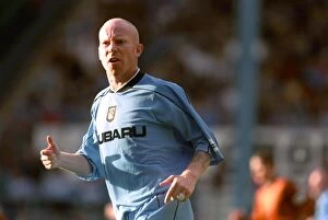 19-08-2001 v Wolverhampton Wanderers Collection: Lee Hughes in Action: Coventry City vs. Wolverhampton Wanderers