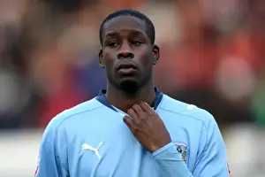 Images Dated 2009 December: Leon Barnett Leads Coventry City in Championship Clash against Nottingham Forest at City Ground (28-12-2009)
