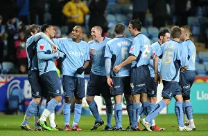 Images Dated 2010: Leon Best Scores First Goal: Coventry City's FA Cup Upset Against Portsmouth (January 12)