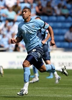 Images Dated 9th August 2009: Leon Best's Stunner: Coventry City vs Ipswich Town in Championship Clash at Ricoh Arena (09-08-2009)