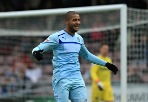 Images Dated 2013 September: Leon Clarke Scores Coventry City's First Goal in Sky Bet League 1 Against Gillingham (September 15)