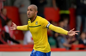 Images Dated 2013 October: Leon Clarke's Historic Goal: Coventry City's First in Sky Bet League One at Stevenage