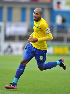 Images Dated 2013 August: Leon Clarke's Strike: Coventry City's Triumph at Brunton Park (Sky Bet Football League One)