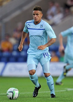 Images Dated 2013 July: Louis Garner Leads Coventry City in Friendly Match against Mansfield Town at Field Mill (July 26)