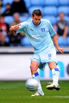 Images Dated 2011 September: Lucas Jutkiewicz in Action: Coventry City vs