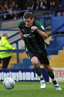 Lucas Jutkiewicz Celebrates Coventry City's Carling Cup Victory over Bury (09-08-2011, Gigg Lane)