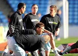 Images Dated 22nd October 2011: Lucas Jutkiewicz: Gearing Up for Coventry City FC vs Burnley (October 22, 2011, Ricoh Arena)