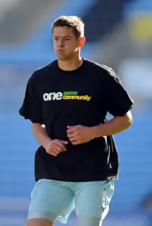 Images Dated 2011 October: Lucas Jutkiewicz Gearing Up: Coventry City FC vs Burnley (October 22, 2011, Ricoh Arena)