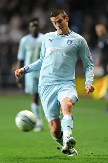 Images Dated 2011 November: Lucas Jutkiewicz Scores Dramatic Goal for Coventry City Against West Ham United in Npower Championship (19-11-2011)